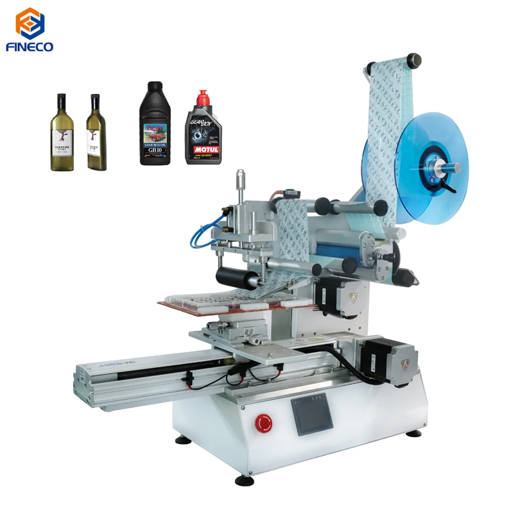 Fk617высокое качество мини полуавтоматическая ручная верхняя плоская поверхность плоская квадратная наклейка на бутылки маркировочная машина Дой Пак