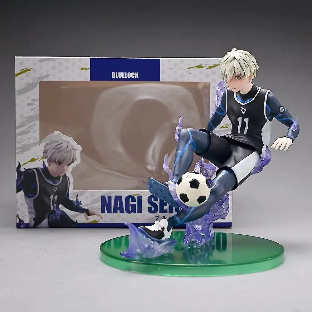 18CM Blue Lock Nagi Seishiro PVC Anime Figure Toy Cartoon Statue Doll