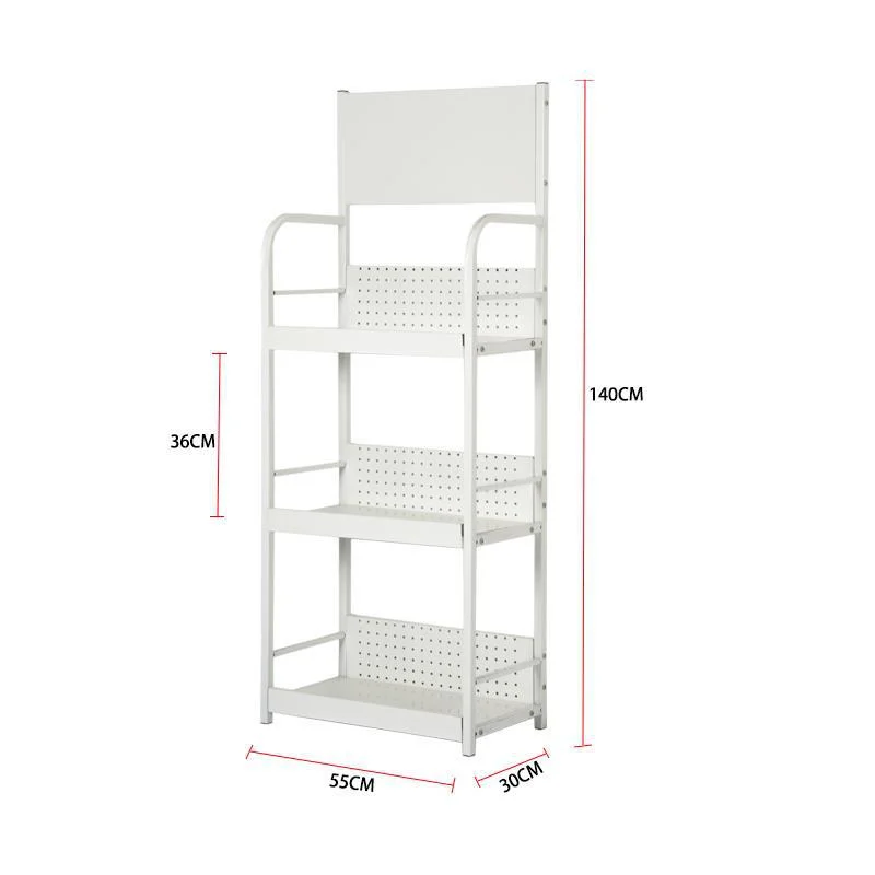 Supermarket Rack with Custom Logo Snack Display Rack for Grocery Retail Store Metal Storage Stand Shop Furniture