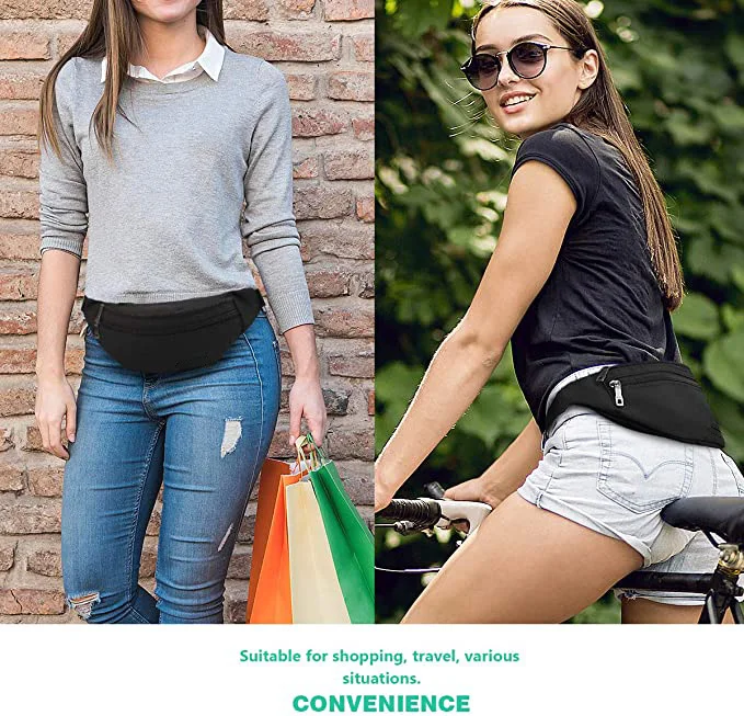 Marsupio Unisex Impermeabile In Nylon Per Running, Viaggi E Sport – Grigio, Taglia Regolabile - 5