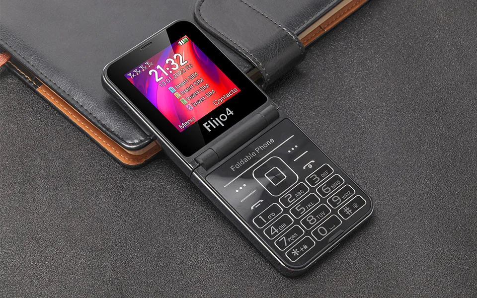 UNIWA F265 Dual Screen Flip Phone Gaming & Qwerty Keyboard