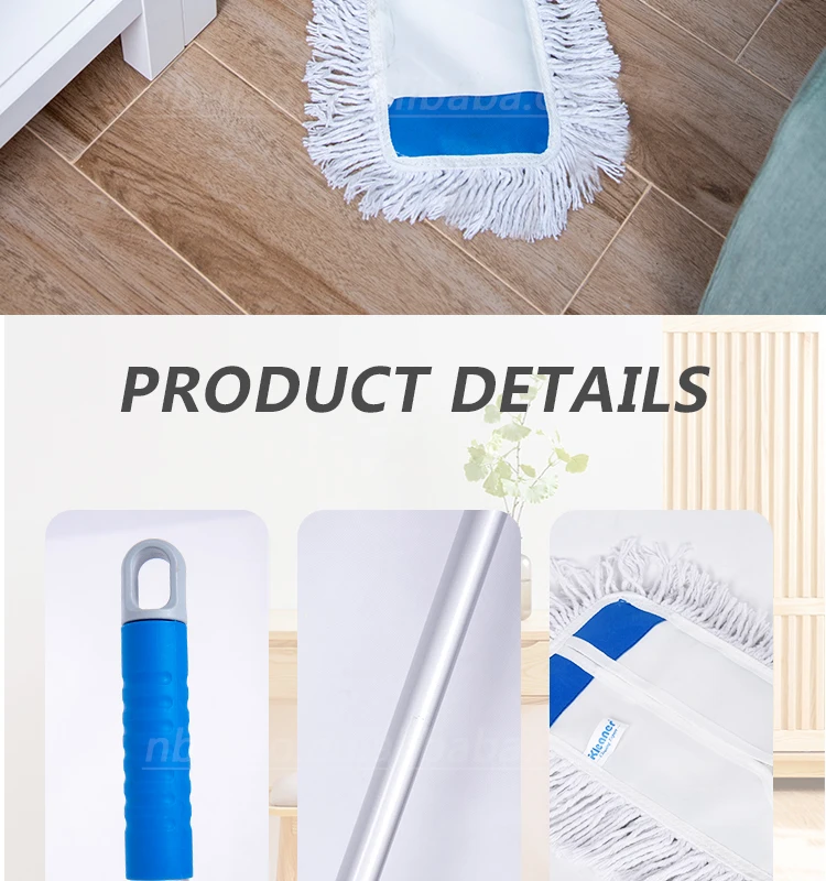 Kleaner Professional Cotton Mop 60cm Flat Mop - Buy Cotton Rope Mop ...