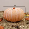 25cm yellow dwarf pumpkin with a matte finish