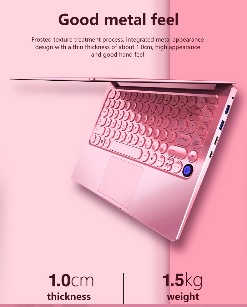 14インチWin 10ノートブックN5095 Intel DDR3 6GB RAM 64GB ROM HD