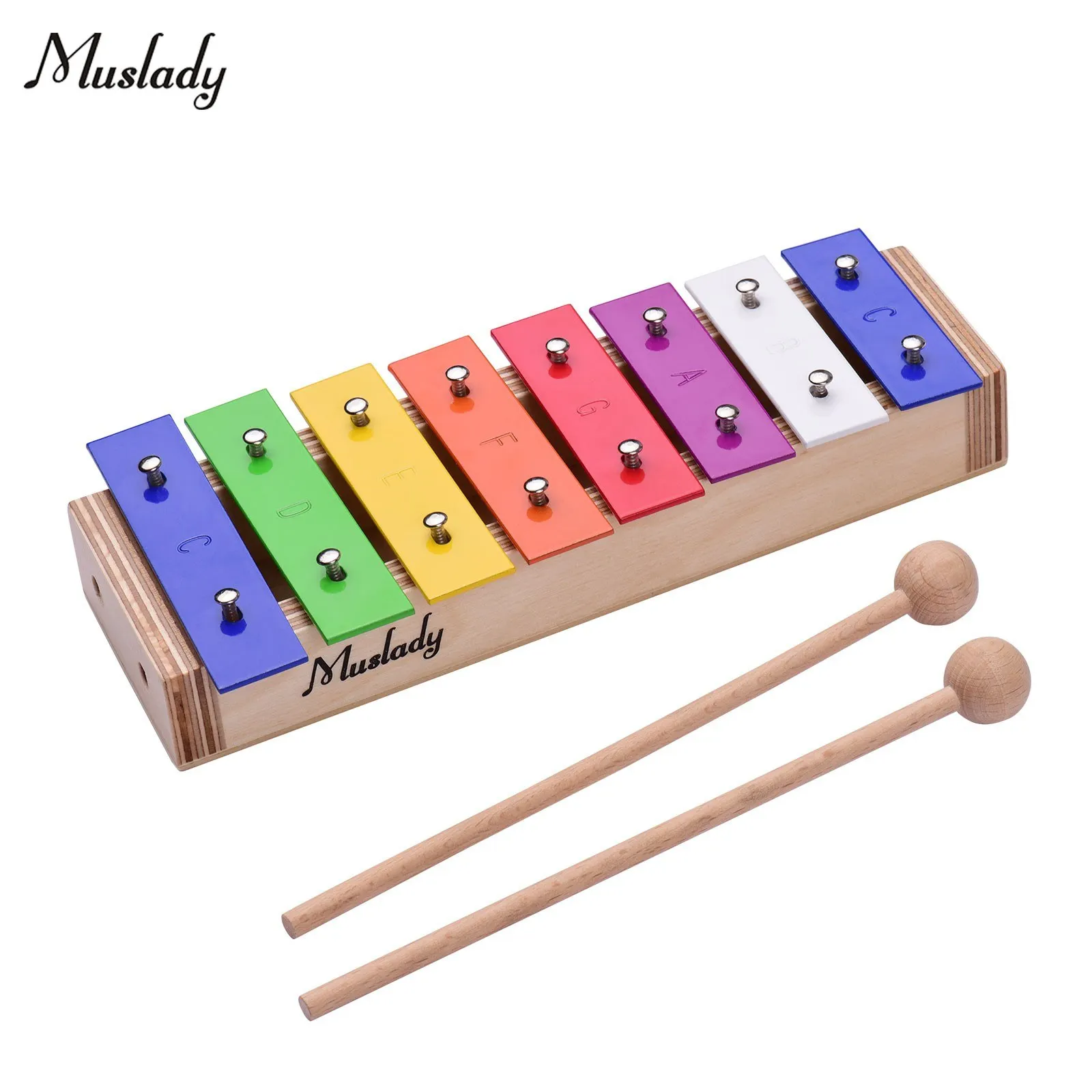 8-note Colorful Xylophone Toy Gift For Kids With Mallets - Oem