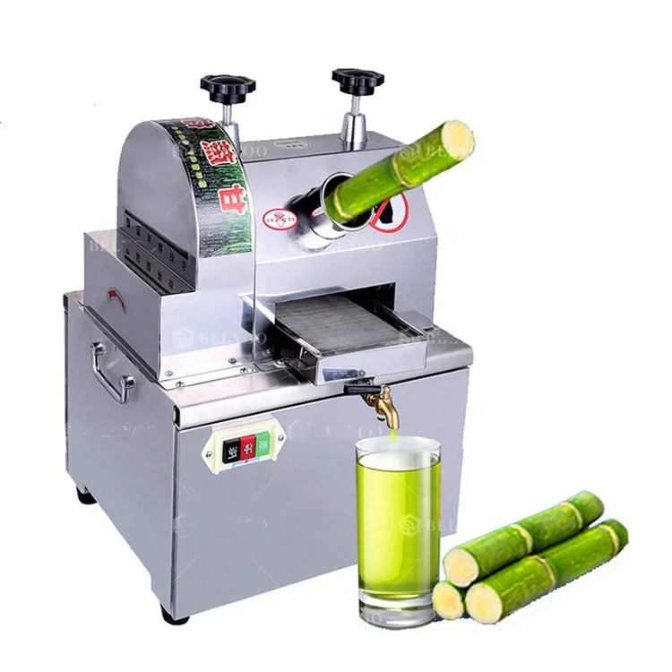 Commercial Sugarcane Juicer Hand Held Stainless Steel Desktop Sugar Cane Machine, Cane-juice Squeezer, Cane Crusher