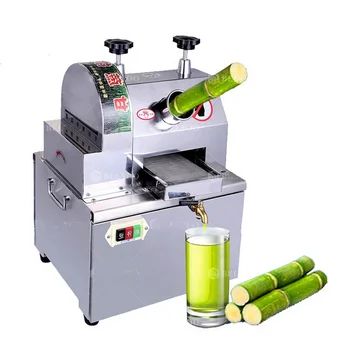 Commercial Sugarcane Juicer Hand Held Stainless Steel Desktop Sugar Cane Machine, Cane-juice Squeezer, Cane Crusher