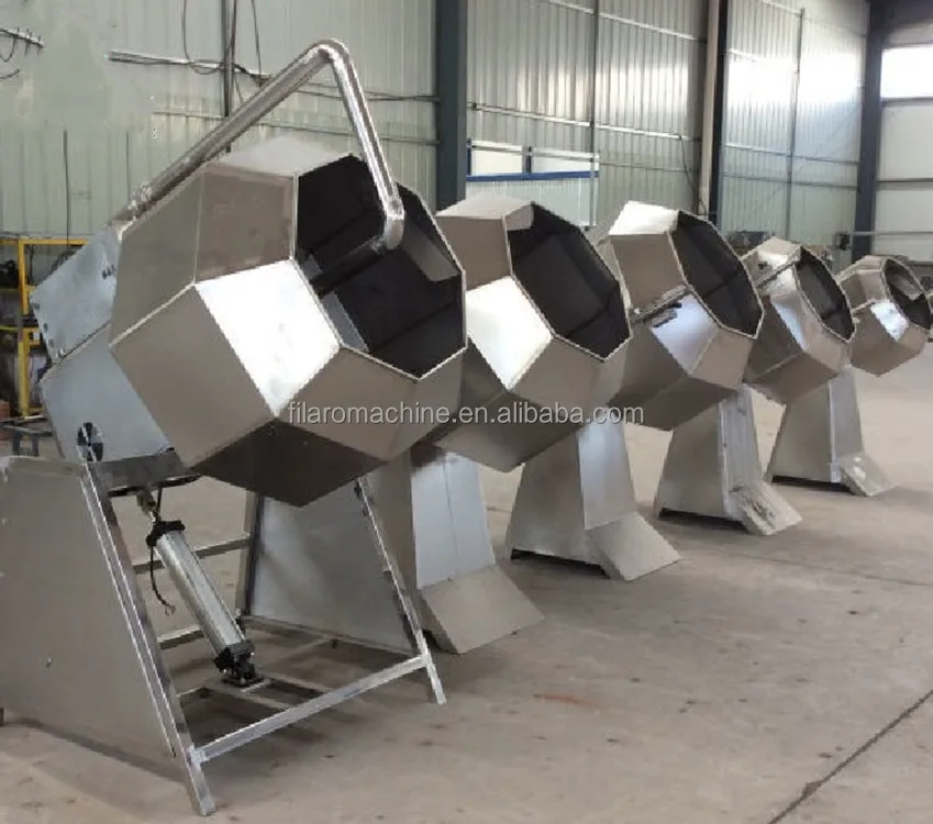Easy operate candy spray coating machine