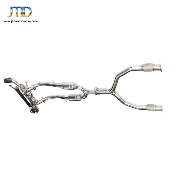 JTLD Exhaust Valve System 304 Stainless Steel Exhaust Catback for Nissan 370Z