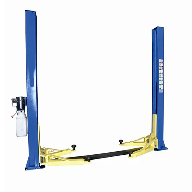 4T Manual Two Side Release Car Lift Two Post Hydraulic Lift Car Hoist Double Cylinder Lift with CE Certification