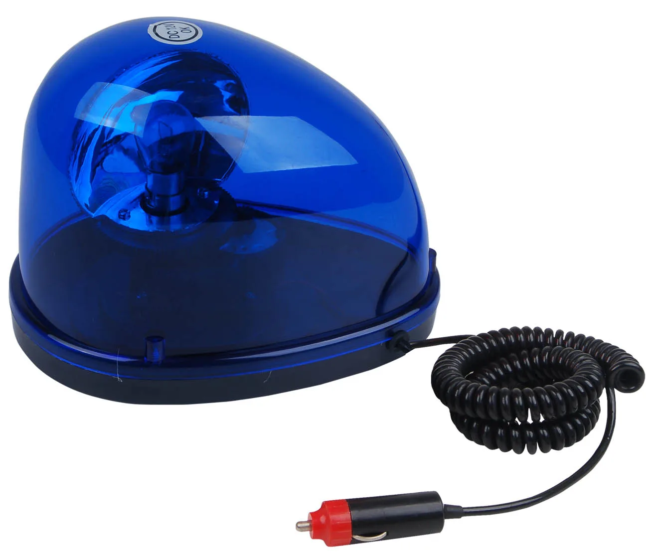 Blue Led Rotating Light Emergency Strobe Warning Beacon Light On/Off ...