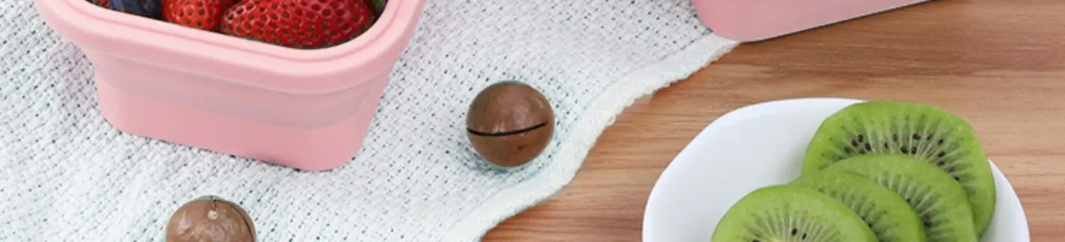 Customized Food-Grade Silicone Lunch Box Microwave Oven Safe Foldable Storage Crisper Set Convenient Daily Use New Style details