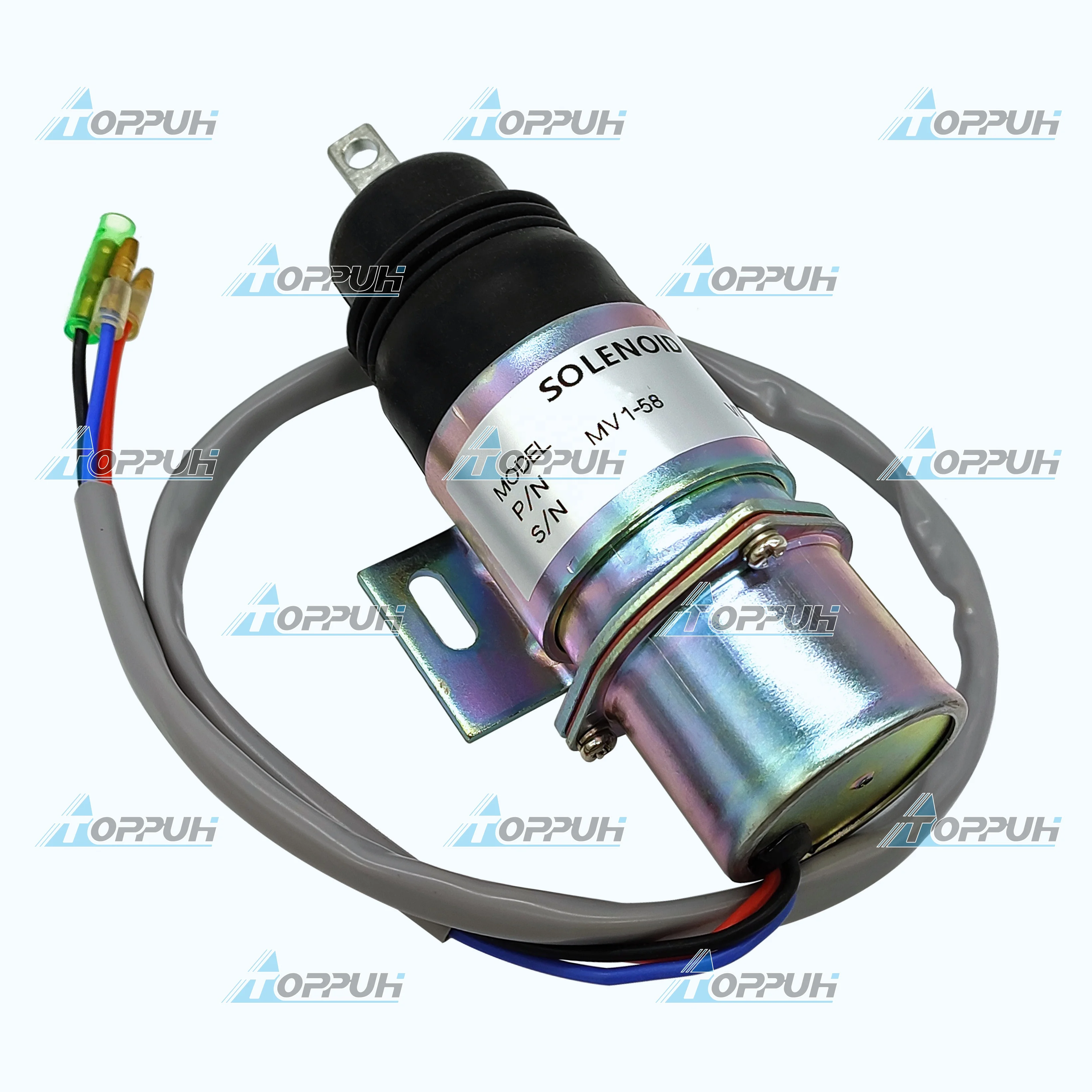 12v Stop Solenoid 894453-3411 8-94453341-0 Heavy Duty Fuel Shutoff Solenoid  Valve For Isuzu Hitachi Engine 8944533410 Mv1-58 - Buy Solenoid