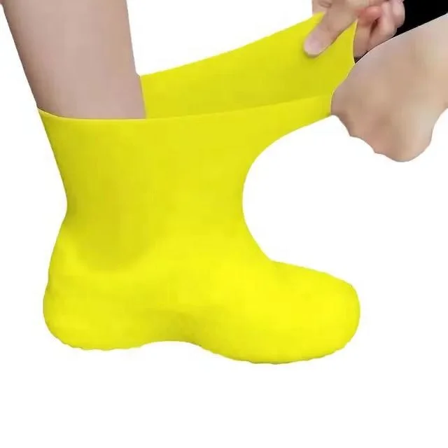 Wholesale Unisex Rain Boots Impermeable Foldable and Wearable Reusable Anti-slip Waterproof Silicone Shoes Cover
