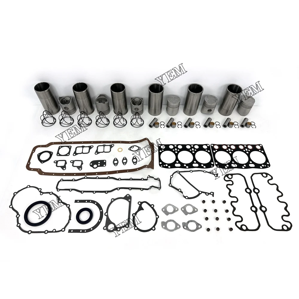 2D Rebuild Kit Cylinder Liner Piston With Gasket Kit for Toyota Engine.