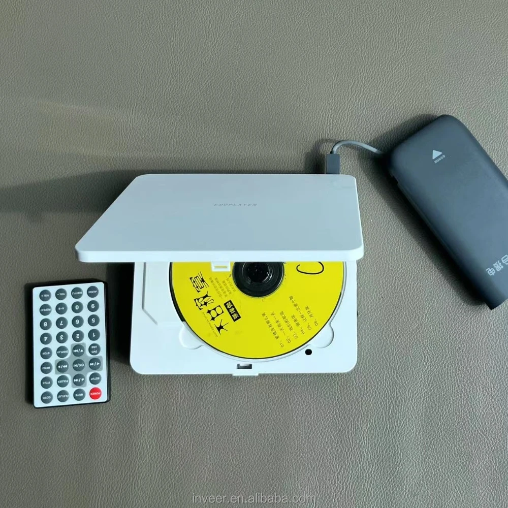 Inveer  Blue Tooth Transmitter Function with Speaker  Portable CD DVD Player  With HD Output M3B