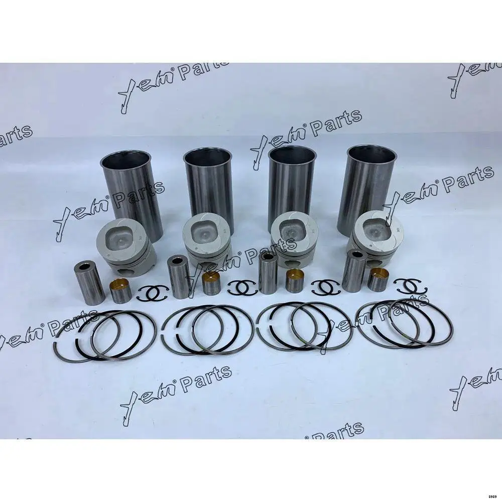 4BD1 Engine Cylinder Liner Kit With Piston Rings Liners for Isuzu