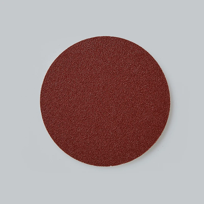 Customized Abrasives disc red sanding disc 125mm 5inch without holes grit 240 sandpaper aluminum oxide red sand disc pad