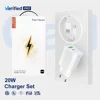 Blanco (Cargador de pared + Cable USB)