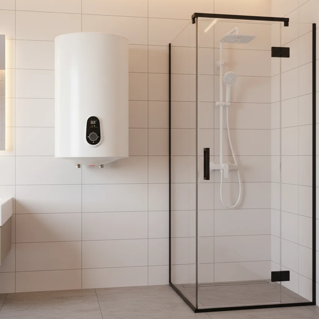 Wall Mounted 100L Enamel Liner Mechanical Control Water Tank Bathroom Outdoor Hotel Storage Electric Water Heater