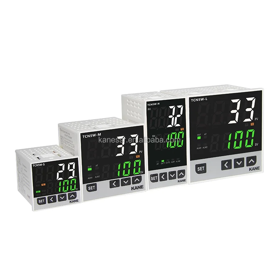 TCN5M Intelligent Temperature Controller PID Digital Display Controller with Universal Input Output Relay SSR 0-10V 4-20mA 24Vdc