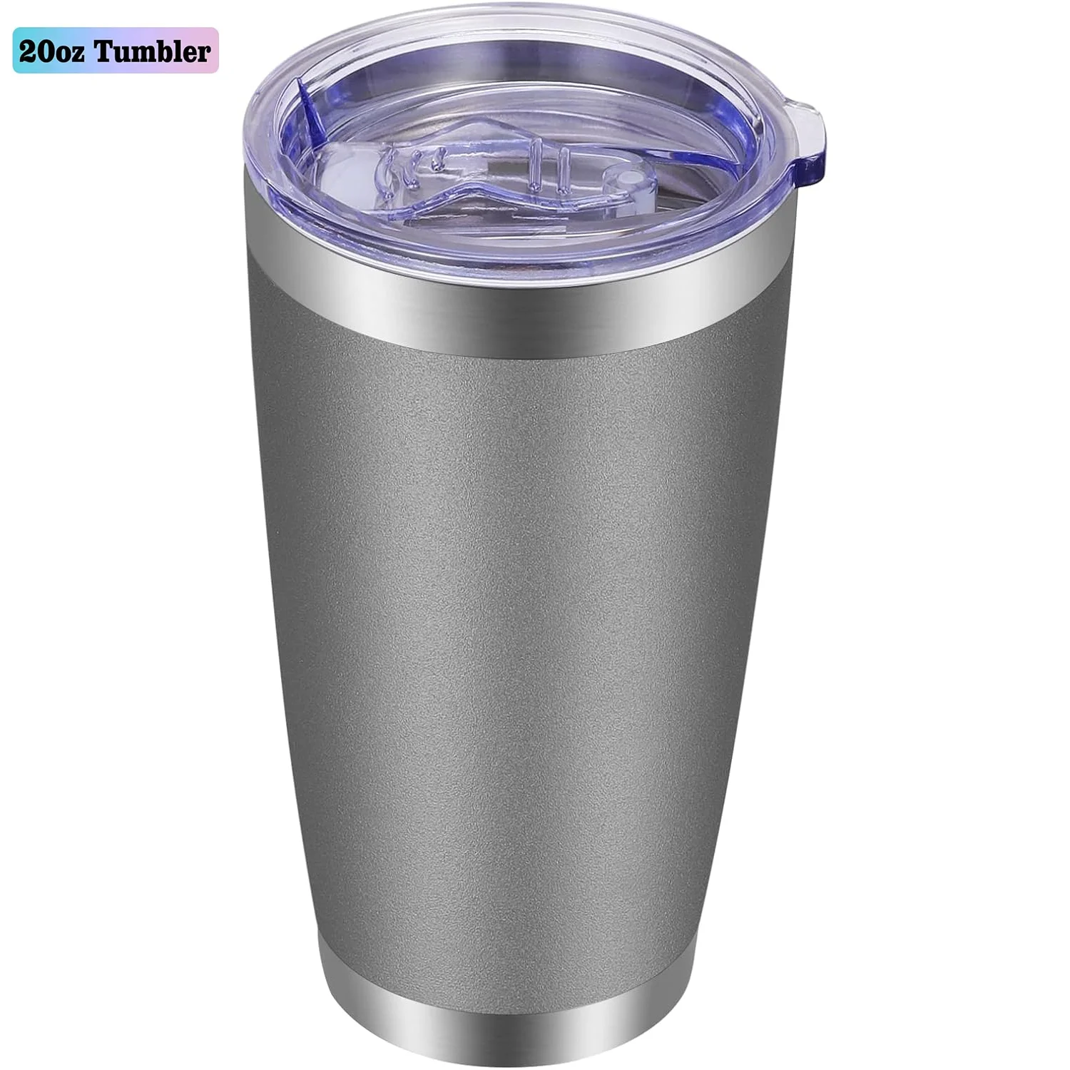 Custom Eco-Friendly 20 oz Stainless Steel Vacuum Insulated Coffee Cup Tumbler Lid Straw Laser Engraving 6-12 Hours Thermal