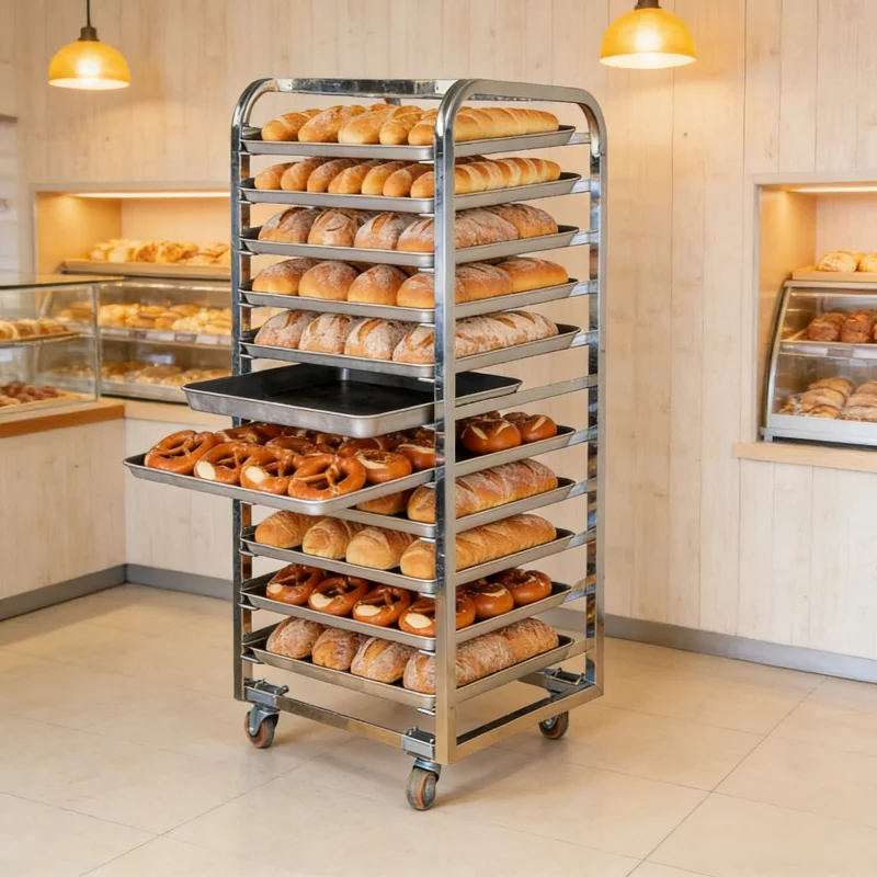 Pastry Food Racks Full Size Sheet Pan Bun Rack Durable Stainless Steel Pastry Baking ...
