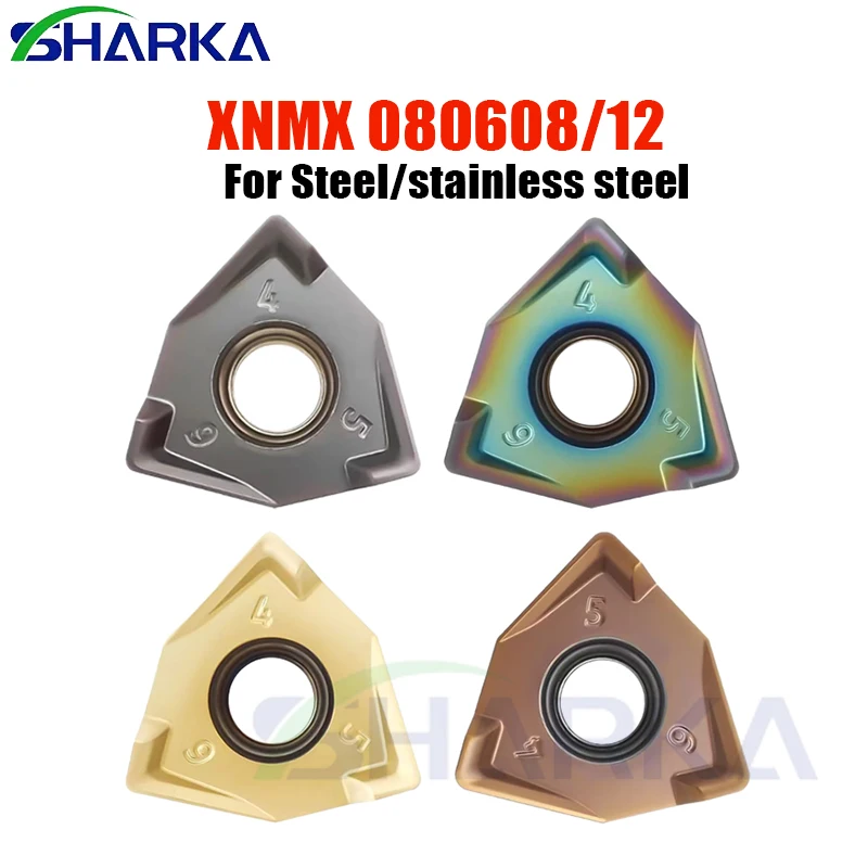 CNC Milling Insert XNMX080608 & WNMU060408 for Steel, Aluminium