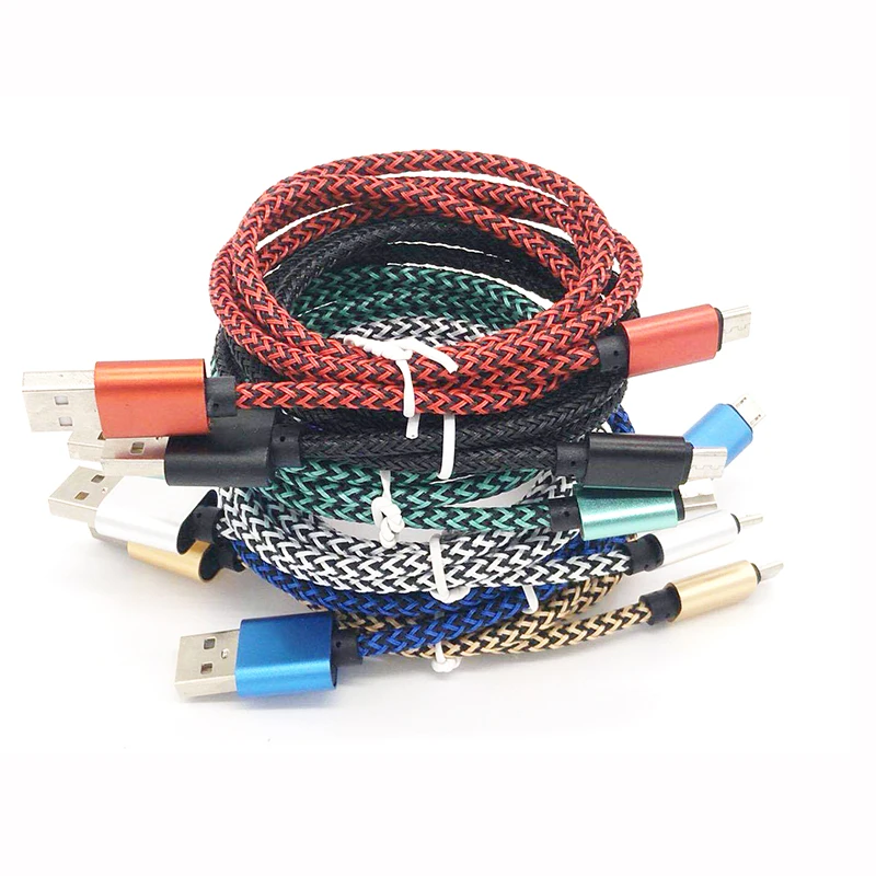 
 Поставщики Алюминиевый USB кабель с нейлоновой оплеткой для зарядного устройства V8 Тип C Тип для быстрой зарядки и передачи данных Micro USB кабель для мобильного телефона Galaxy S Android планшеты  