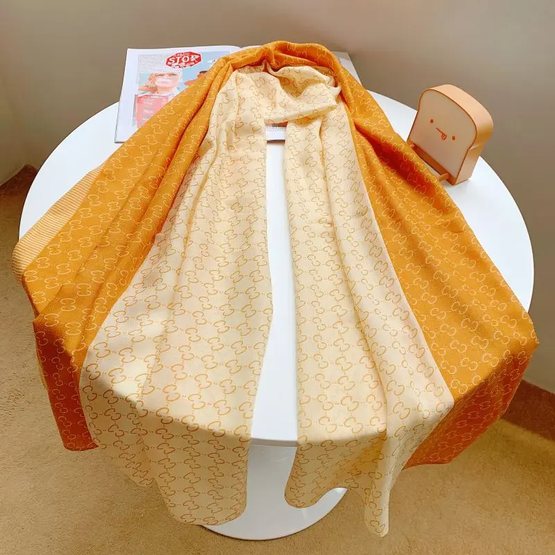 Женский шарф с принтом шарфы в этническом стиле шали для женщин платки из хлопка и льна Длинные