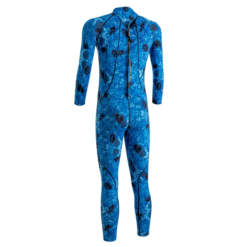 3mm Thickness Winter Swimming Wet One Piece Camouflage Snorkeling Suit