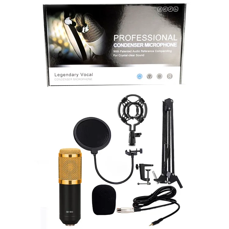 YOSOO ensemble de microphones à condensateur Kit de Microphone à YOSOO ensemble de microphones à condensateur Kit de Microphone à