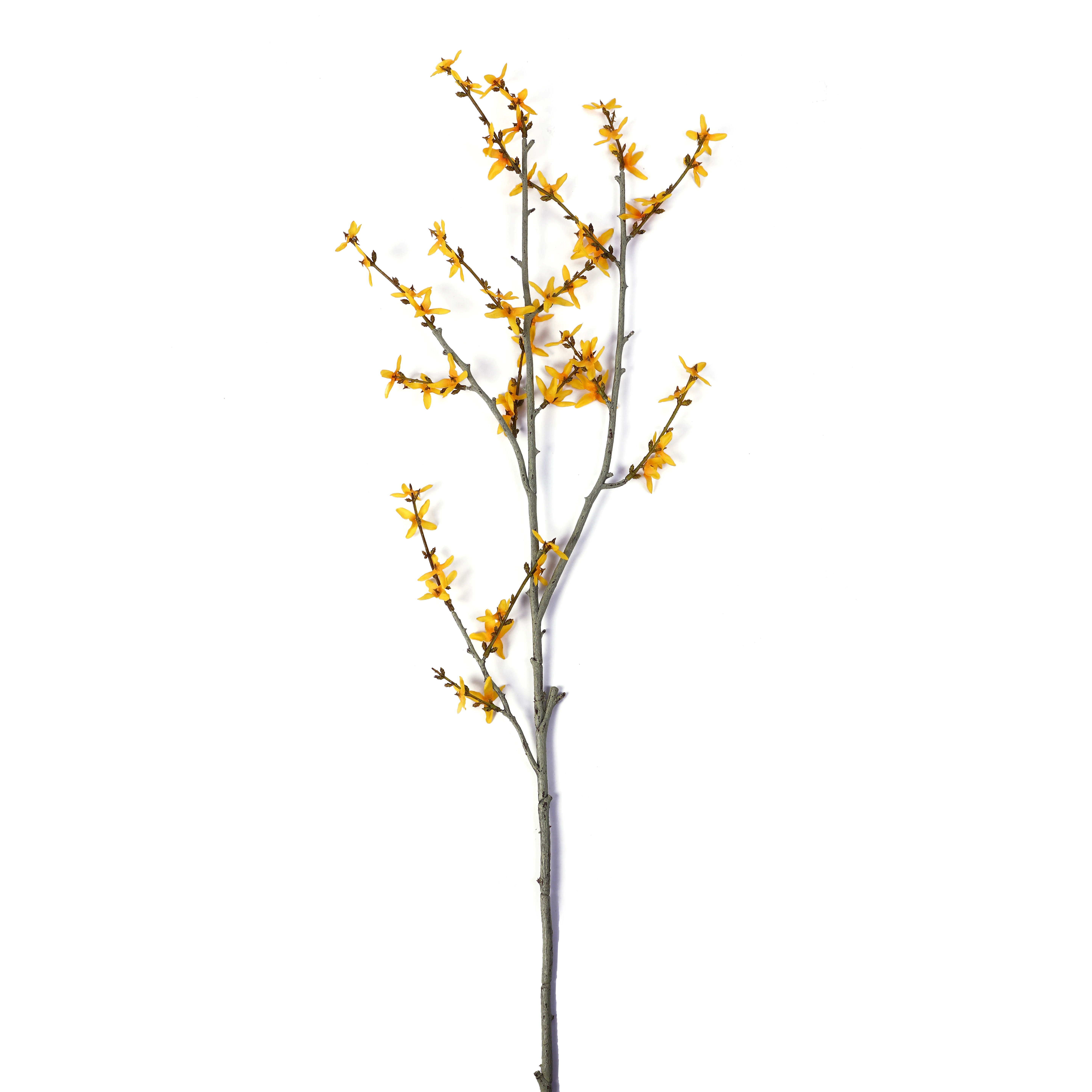 winter jasmine artificial yellow long stem flower simulation
