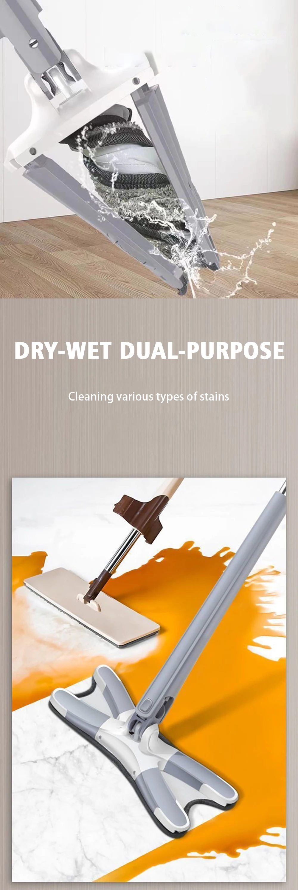 360 Replace Twist Spin Mops Heads Cleaning Floor X Microfiber Wringer