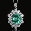 Para green pendant with Chopin chain