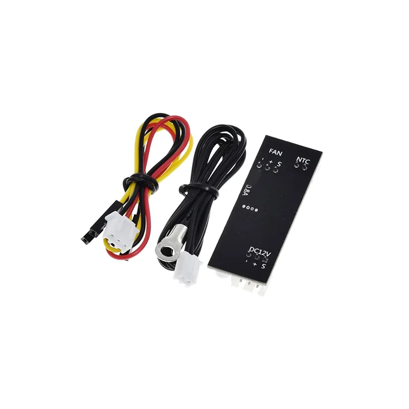 NTC B 50K3950シングル12V0.8A DC PWM2-3ワイヤーファン温度制御