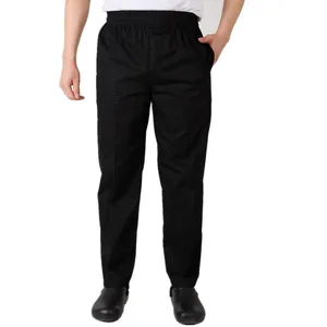 Hotel Bar Restaurant Chef Uniform Chef Trousers High Elastic Waistband Kitchen Cooking Chef Pants Worker Uniforms
