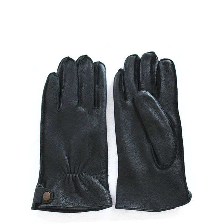 Фабрика BSCI оптовая продажа высококачественные зимние мужские кожаные перчатки с рисунком оленя