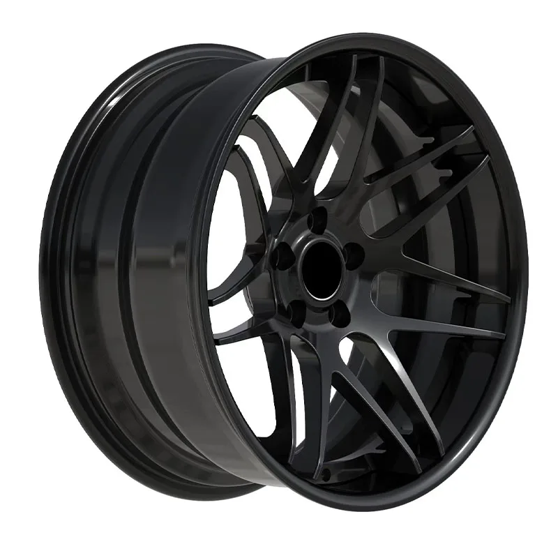 15 to 26 Inch 5x112 Gloss Black Monoblock Forged Wheels With Turquoise 6061-t6 Aluminum Alloy Forged Wheel for audi bmw factory