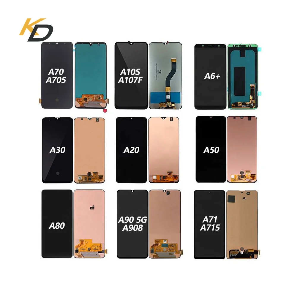 For Samsung Galaxy A50Llcd with Touch Folder 2 Combo for Samsung A50 A50S A70 A80 A90 Lcd Screen Display