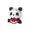 Panda hugging a watermelon