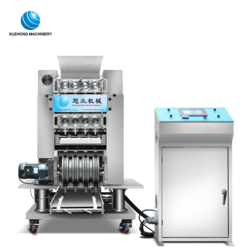 Automatic Tray Forming Tang Yuan Machine Glutinous Rice Ball Filling Machine  Dough Divider Rounder Tapioca Pearl Making Machine