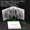 M01C:25mm 8-PP CD Case Ring Binder White