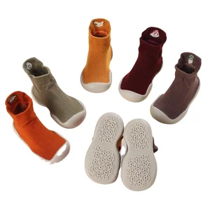 Babyhappy New Cartoon Animal Design Baby Shoes Sock Soft Non-slip Kids Floor Socks With Rubber Bottom for Kids