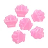 10 pieces, rose red (approx. 18*19.5mm)