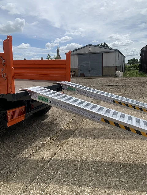 3 Meter 3 Ton Forklift Use Ramp Aluminium Heavy Duty Loading Ramps ...
