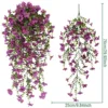 Tapiz de pared violeta eucalipto de malla 45 (púrpura)