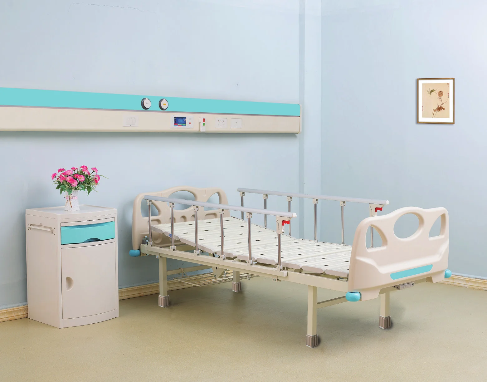 Cheap Manual Hospital Bed Single Crank Hospital Bed For Clinic And Hospital Buy Hospital Bed