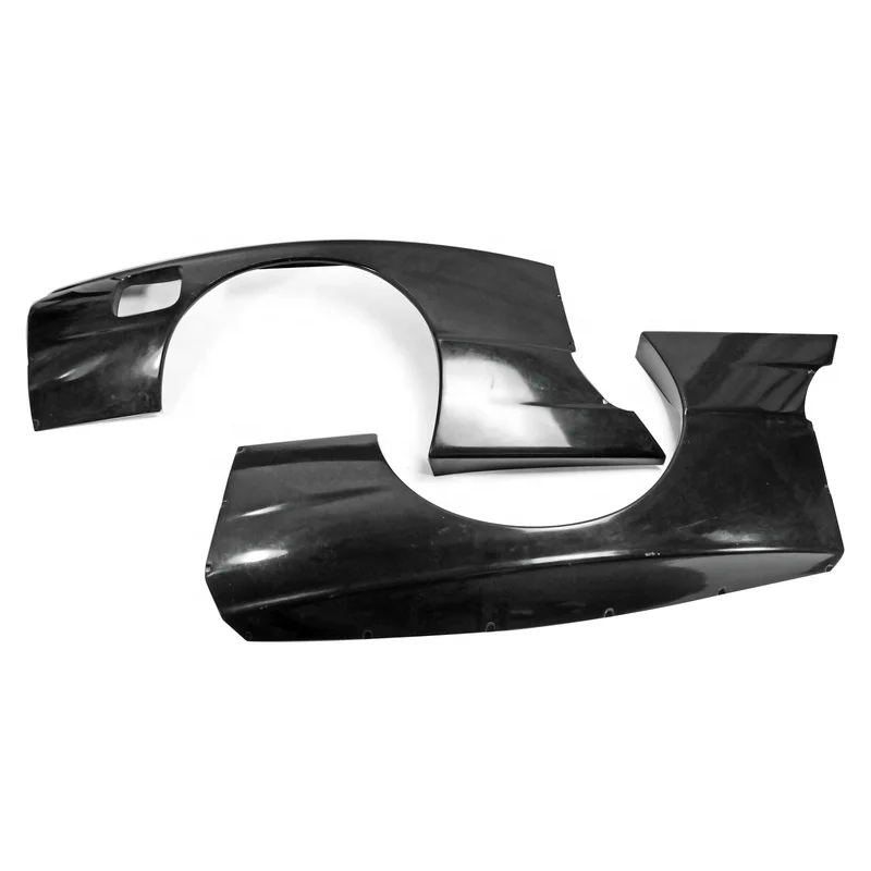 Carbon Fiber Rear Spoiler Gurney Flap For Nissan Skyline R32 GTR – FRD Type, Glossy Black, Adhesive Mount