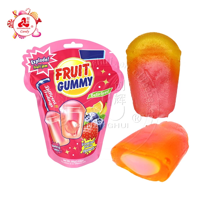 Two-tone gummy